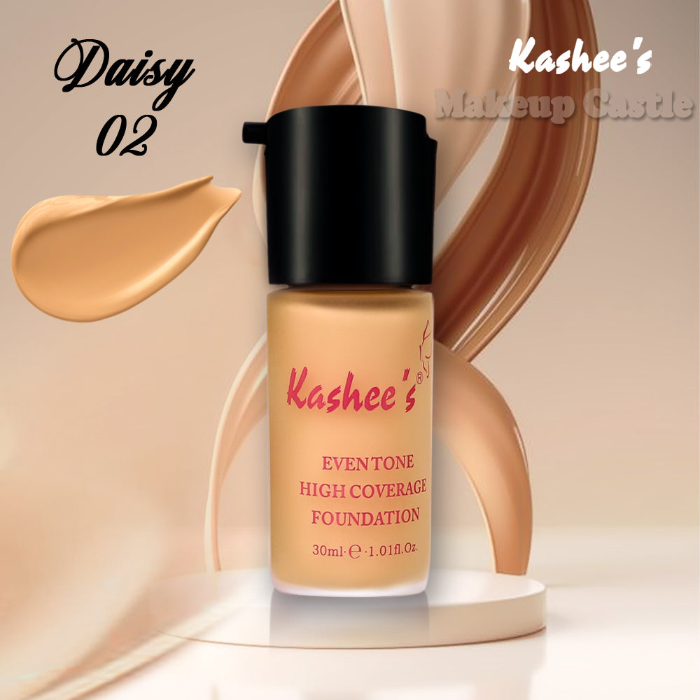 Kashe's Flawless Face Bundle - Includes Foundation, Compact powder & Beauty Blender